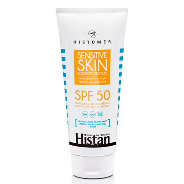 Солнцезащитный крем для чувствительной кожи SPF 50 Histan HISTOMER (Хистомер) 200 мл