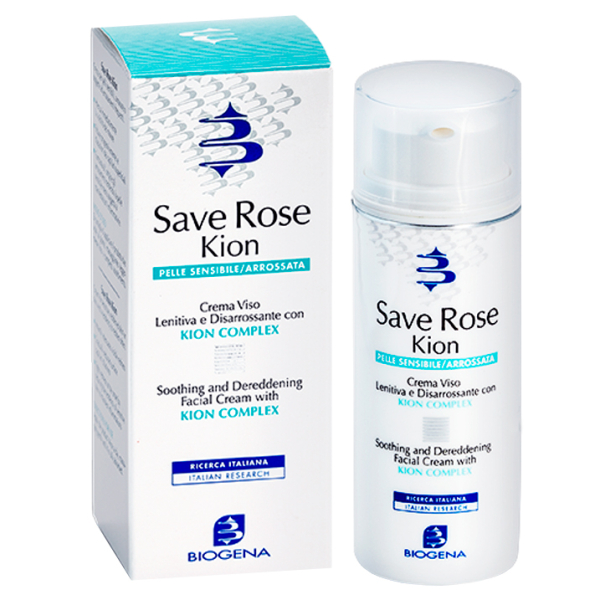 Успокаивающий крем для кожи с покраснениями и куперозом Biogena Save Rose Kion SPF10 BIOGENA 50 мл