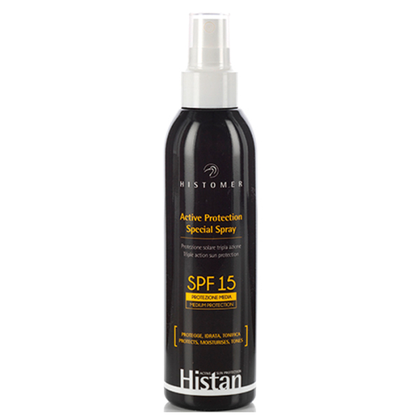 Солнцезащитный спрей для лица и тела SPF 15 ACTIVE PROTECTION SPRAY 15 Histan HISTOMER (Хистомер) 200 мл