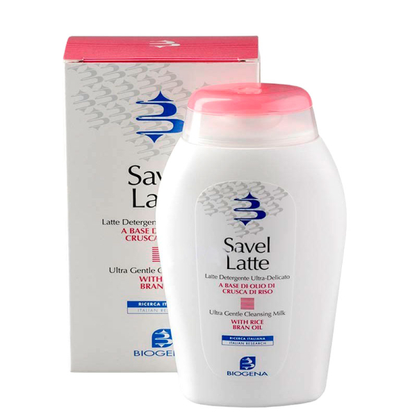 Очищающее молочко для лица с рисовыми отрубями Savel Latte BIOGENA 200 мл