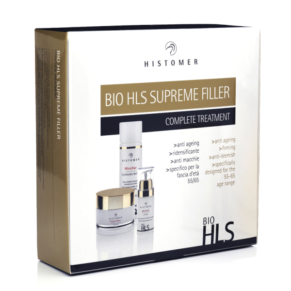 Набор 55+ SUPREME BIO HLS (мицеллярная вода крем-филлер сыворотка Absolute) HISTOMER (Хистомер) 200 / 50 / 30 мл