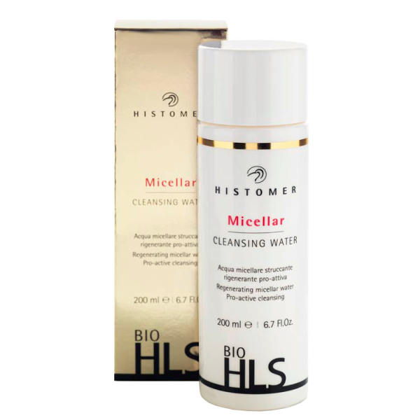 Мицеллярная вода 45+ (с гиалуроновой кислотой) Micellar Cleansing Water BIO HLS HISTOMER (Хистомер) 200 мл