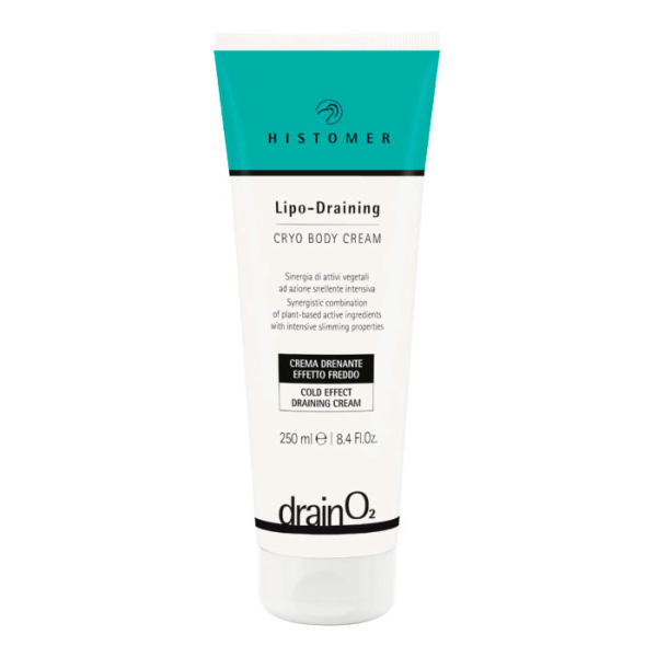 Дренажный охлаждающий крем Профессиональный Lipo-draining Cryo Body Cream Drain O2 HISTOMER (Хистомер) 250 мл Дренажный охлаждающий крем Профессиональный Lipo-draining Cryo Body Cream Drain O2 HISTOMER (Хистомер) 250 мл